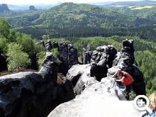 Klettern im Elbsandsteingebirge|Foto (c) TD-Software
