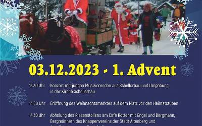 03. 12. 2023 1.Advent Großer Weihnachtlicher Bergaufzug