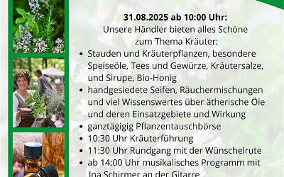 31. 8. 2025 Kräuterfest am Botanischen Garten
