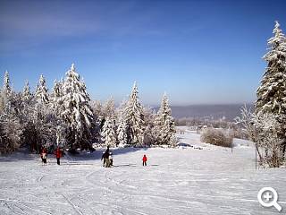 am Skihang in Schellerhau