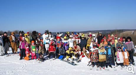 Skifasching in Schellerhau