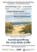 12. 07. 2026 Galerie: 16:00 Uhr Ausstellungseröffnung – Annett Bouchard und Malgruppe Pirna 